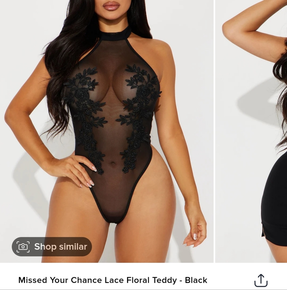 NWT Fashion Nova lace teddy